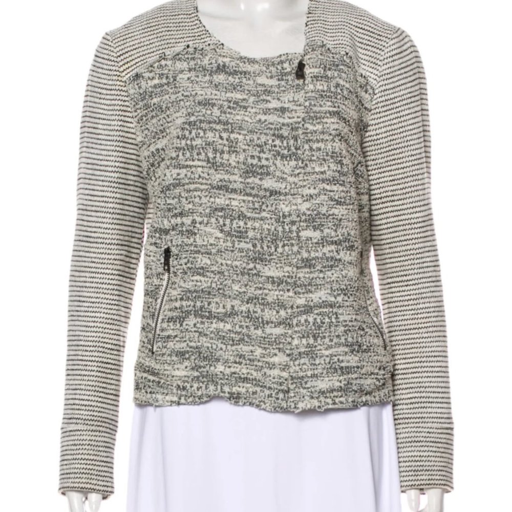 SACHIN + BABI Tweed Moto Jacket